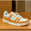 Designer schoenen trainer sneakers dames man panchromatische luxe denim canvas lederen platform reliëfcasual schoenen abloh letter mode buitentraining schoenen