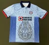 24 25 Cruz Azul Fußballtrikots Liga MX CAMPEONES 2023 2024 RODRIGUEZ SALCEDO RIVERO MOISES SEPULVEDA ANTUNA ROMERO Heim-Auswärtstrikot 3. Trikot 23 24 Fußballtrikot-Kits