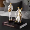 Golf Human Statue Resin Art Creative Sculpture Office Decor Accessories Modern Craft Cabinet Tabletop Figurines Home Decoration 240314