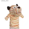 Animaux en peluche en peluche Animaux en peluche Jouets Main Doigt Histoire Marionnette Kawaii Poupées Jouets éducatifs pour bébé Lion Ephant Lapin Singe Enfants CADEAU L240322