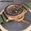 Designer Panerass Luxury Watches armbandsur Limited PAM00968 Titta på vattentätt rostfritt stål högkvalitativt rörelse