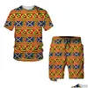 Chándales para hombres para hombre africano impresión 3D mujeres/hombres moda camiseta traje estilo retro correr ejercicio ocio deportes verano gota Deli DHQ9T