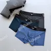 Sexy Herren Unterwäsche Boxer Luxus Marke Boxed Underpants Atmungsfreie Modal -Unterpolster -Slips