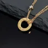 screw choker necklaces carter jewelry live gold necklace plated with 18K diamond round cake round necklace collarbone chain