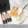 Chaussures décontractées 35-42 grande taille Espadrilles en cuir souple femmes confortables respirantes mocassins à bouche peu profonde mocassins plats simples