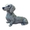 Статуя собаки открытый сад декор из смолы такса французский бульдог скульптура для украшения дома двор орнамент фигурки щенков 240314