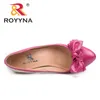 Royyna modestil Kvinnor pumpar pekade tå kvinnor skor grunt lady bröllop skor bekväma ljus mjuk 240307