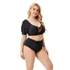 Roupa de banho feminina sexy biquinis mujer plus size maiô 2 peça conjunto de biquíni 5xl maiô cintura alta feminino roupas de praia