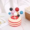 Party Supplies 20Pcs Mixed Size Colorful Ball Cake Topper Home Birthday Wedding Cupcake Decoration