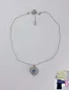 Hangers Mode-sieraden Hyperbolische Parel Inleg Dynamische Blauwe Achthoekige Edelsteen Ketting Cadeau Gratis bezorging