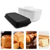 自家製パンとベーカリー用の蓋の食品保管ボックス付きキッチンペストリーパンキーパーケース34*17.5*15.5cm 240307