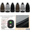 Car Seat Covers Ers Heated 12V Flannel Winter Cushion For Electric With Pressure-Sensitive Switch To Reduce Drop Delivery Automobiles Otge6