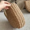 Umhängetaschen Strandtasche Sektor Rattan Große Kapazität Totes Designer Korbgeflecht Damen Handtaschen Sommer Strand Strohtaschen Reisekorb Geldbörse 240315