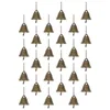 Feestbenodigdheden 25 pc's trompet bronzen hoorn bell kerstboom decoraties gouden jingle koper