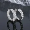 Cerchi IOGOU 100% argento sterling 925 veri orecchini da 3 mm per le donne regali di gioielli scintillanti con certificato GRA 240228