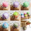 Kwiaty dekoracyjne sztuczne plastikowe soczyste roślina kaktus echeveria kwiat domowy biuro wystrój prezent