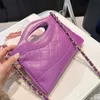 Bolsa de designer de luxo feminina bolsa de corrente bolsa de ombro crossbody sacos de couro genuíno 31 saco de compras moda cc com caixa