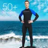 البالغين البالغين بذات الأمواج الرجال الرطب بدلات UV ملابس السباحة بدلة نايلون M3XL جسم الغطس الكامل 240321