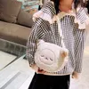 Shoulder Bags Cartoon Purses Lamb Hair Cute Satchel Girls Novelty Sling Adjustable Strap Small Crossbody Bag Women's Fluffy