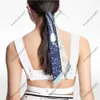 2024 New Women Hair Band Printing Silk Scarf Women Man Designer Bandeaus Classic Letter Headscarf Double layered double sided Nice Quality Soft Headband Ladies Gift