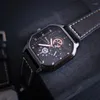 손목 시계 브랜드 남성 스포츠 시계 럭셔리 학생 스퀘어 쿼츠 시계 여성 선물 시계 드롭을위한 큰 거래 가죽 스트랩 손목 시계