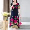 WomenS Dress Fashion Loose 3d Rose Print Long Comfortable You Luxury Evening DresseS Resortwear 2023 240308