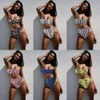 Kobiety Bikini Designer Swimsuit 22 Kolor Seksowne zawieszenie stałe stałe dzielone bikini strój kąpielowy dla kobiet