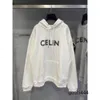 Mens Mens Autumn Home Cel Ces Arc de Ne S 고품질 2021 Celi Winter New Cel Celins Letter Frame Rivet Terry Celnes 및 Ceine Womens Hoodie WPWR 8ave