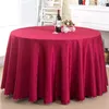Table Cloth El Round Tablecloth Party Jacquard Cover Polyeater Banquet Wedding Overlays Home Decoration Top Grade