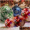 Décorations de Noël 60cm Boule gonflable extérieure en PVC NT Grand S Arbre Jouet Cadeaux de Noël Ornements 221027 Drop Livraison Home Garden OTB3X