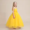 Doce Rosa Branco Amarelo Vinho Jóia Flor Vestidos de Menina Vestidos de Aniversário de Meninas Saia de Festa Menina Vestido de Todos os Dias para Crianças Desgaste de Festa SZ 2-4 D322130