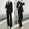 2023 Winter Womens Blazer Set Professional Elegant Office Suit and Pants 2 Piece Busines Trouser Suits 240315