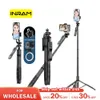 INRAML16 Draadloze Selfie Stick Statief Opvouwbare Monopod Voor Actiecamera's Smartphones Balans Steady Shooting 240309