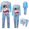 Boże Narodzenie tata córka syn śpiący topsplants Snowman Snowman Sets Sets Pajamas Family Dopasowanie piżamowych stroje 240322