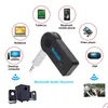 Bluetooth Car Kit Real Stereo Ny 3.5mm Streaming A2DP Wireless V3.0 EDR AUX O Musikmottagare Adapter för telefon MP3 Drop Delivery Auto Ottvn