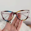 Lunettes de soleil rétro Triangle œil de chat pour femmes, Anti-lumière bleue, monture métallique, à la mode, lunettes de Protection contre les radiations