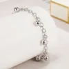 Anklets 925 Sterling Silver Anklet Ankles Bell Foot Chain Jewelry For Women Beach Sandals Cheville Bracelet Leg Gifts 27cm