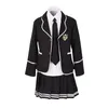 Uniforme escolar de coro de manga longa para estudantes, uniforme escolar jk para meninos e estudantes do ensino médio do Japão e da Coreia do Sul 240318