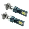 Andra bilbelysningar 2st H1 FOG GULB DEL H4 H3 H7 H8 H9 H11 9005 9006 LED -bilstrålkastare 4800lm Automatisk framhjulsdrift Körbelysning 12V 24V 80WL204