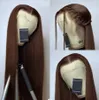 Dantelli peruklar 30 inç Vurgulamak İnsan Saç HD Frontal Peruk Glueless Önpuklu Sarışın Renkli Kemik Düz Ön Sentetik Toptan Damla Dhxik