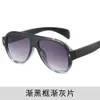 2 pcs Designer de luxe de mode 23 nouveaux pilotes Toad Mirror unisexe haute définition lunettes de soleil de mode