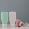 Storage Bottles 1Pcs 30/60/90ml Lotion Refillable Bottle Silicone Travel Leakproof Shampoo Container Squeeze Tube Empty