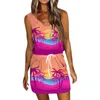 Casual Dresses Sleeveless Dress For Women Women'S Summer Hawaii Printed With Pockets Elegant And Pretty