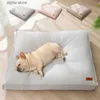 Canis Canetas Cama de luxo para animais de estimação para cães à prova d'água de alta rebote grande acolchoamento para cães Cama aconchegante para gatos Sofá Almofada Canil Tudo para cães Acessórios Y240322