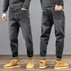 Jeans masculinos 2024 inverno outono algodão casual calças masculinas de alta qualidade