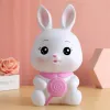 Boîtes dessin animé Piggy Banks Kids Bunny Saving Rabbit Moneybox Specie Cash Jar Pâques Animal Figurine Girl Childre