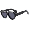 2 pcs Fashion luxury designer Irregular Sunglasses 2024 New Advanced Sunglasses Future Hip Hop Sunglasses Personality