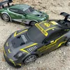 114 RC Car 2.4G 4WD Scale Remote Control Car High Speed Vechicle Sport Drift Racing Vehicle with Light Sound Toys for Boys Gift 240318