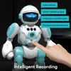 Robot 24G RC Robot tattile remoto induzione gesto controllo danza spazio robot giocattoli per bambini Regalo di compleanno 240321