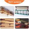 Organisateur de bois mural Ultrawall et support métallique de stockage de bois d'œuvre avec 3 niveaux (paquet de 3)